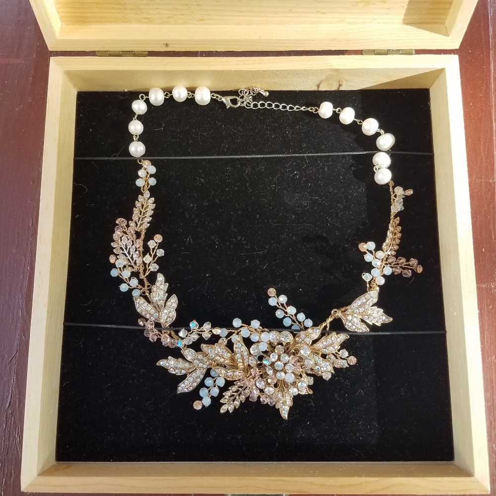 Anthropologie BHLDN bridal necklace